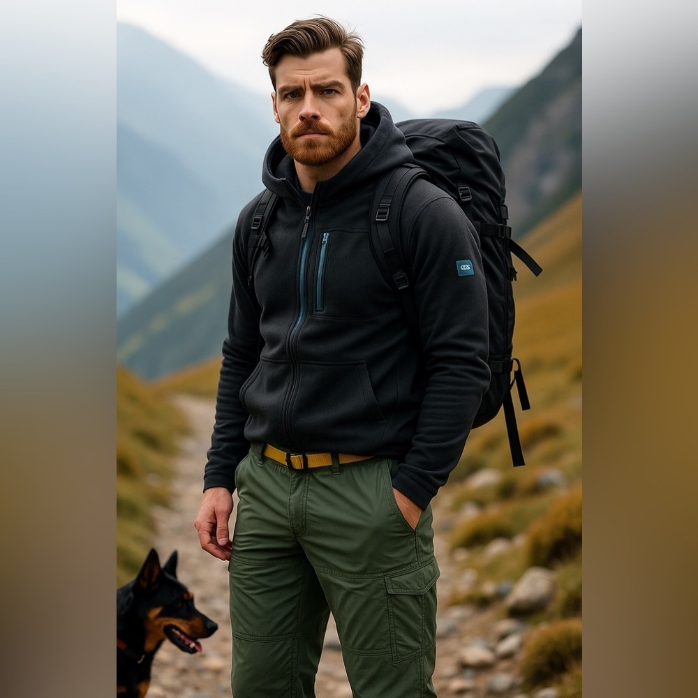 Oxford & Fulham Men’s Zip off Active Nylon Hiking Pants 36 - Picture 8 of 8
